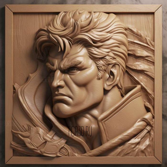 Joseph Joestar 1 stl model for CNC